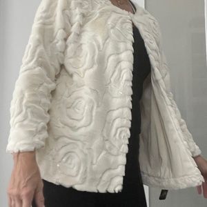 White Lined Coat